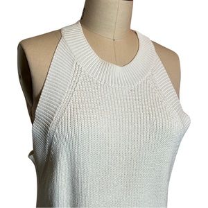 Knit High Neck Sleeveless Top